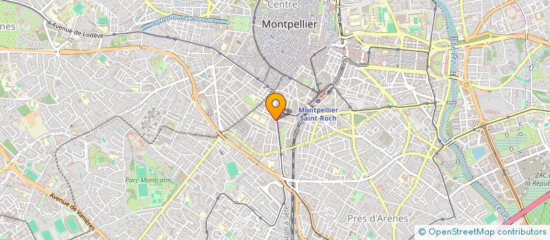 localisation de l'entreprise MONSIEUR PATRICK REY à MONTPELLIER