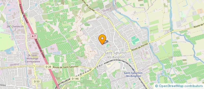 localisation de l'entreprise MONSIEUR PATRICK REYMOND  SAINT-SATURNIN-LES-AVIGNON