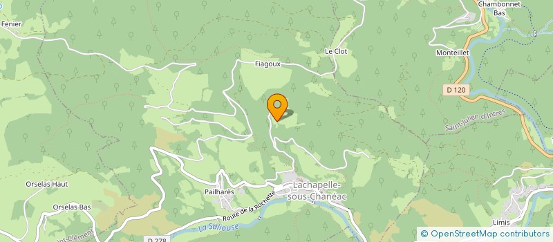 localisation de l'entreprise MONSIEUR PATRICK REYNAUD à LACHAPELLE-SOUS-CHANEAC