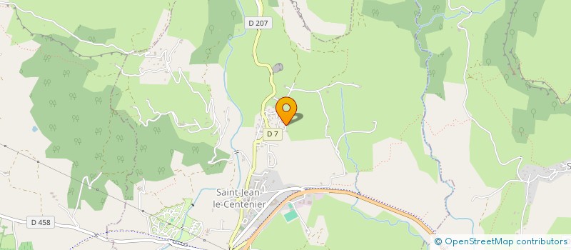 localisation de l'entreprise MONSIEUR PATRICK REYNAUD  SAINT-JEAN-LE-CENTENIER