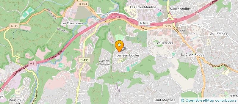 localisation de l'entreprise MONSIEUR PATRICK REYNE  ANTIBES