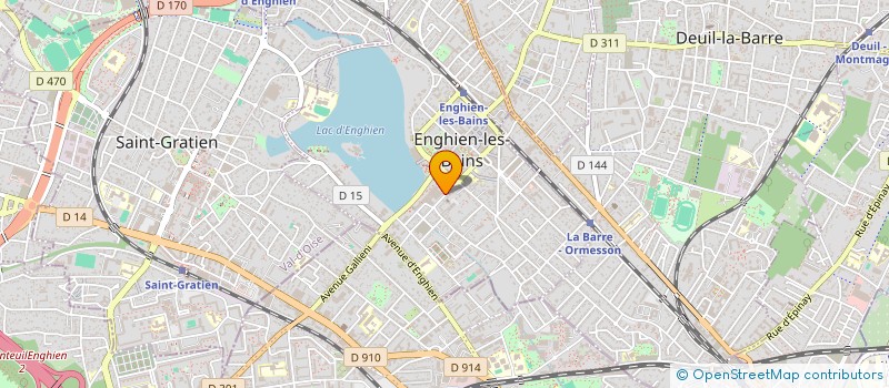 localisation de l'entreprise MONSIEUR PATRICK RIBATET  ENGHIEN-LES-BAINS