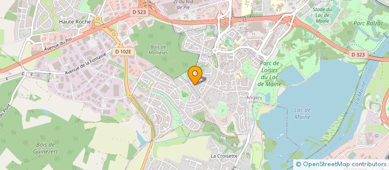 localisation de l'entreprise MONSIEUR PATRICK RICHARD  ANGERS