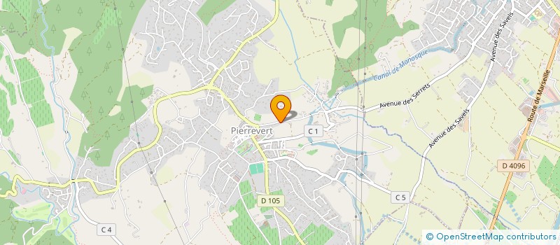 localisation de l'entreprise MONSIEUR PATRICK RICHAUD  PIERREVERT