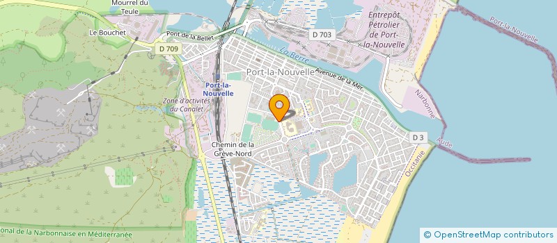 localisation de l'entreprise MONSIEUR PATRICK RICHER  PORT-LA-NOUVELLE