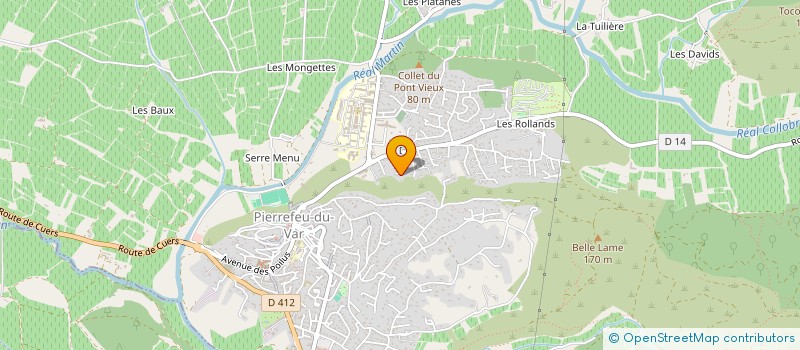 localisation de l'entreprise MONSIEUR PATRICK RICHERME à PIERREFEU-DU-VAR