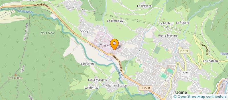 localisation de l'entreprise MONSIEUR PATRICK RICHIERO  UGINE