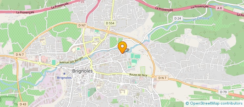 localisation de l'entreprise MONSIEUR PATRICK RIDOUARD à BRIGNOLES