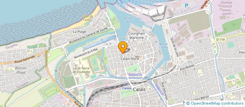 localisation de l'entreprise MONSIEUR PATRICK RIEBSCHLAGER à CALAIS