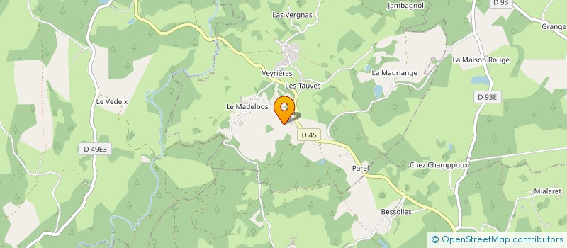 localisation de l'entreprise MONSIEUR PATRICK RIGAL à VEYRIERES