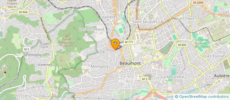 localisation de l'entreprise MONSIEUR PATRICK RIGAUD  CLERMONT-FERRAND