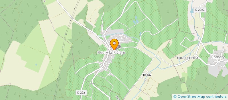 localisation de l'entreprise MONSIEUR PATRICK RIGOT  FLEURY-LA-RIVIERE