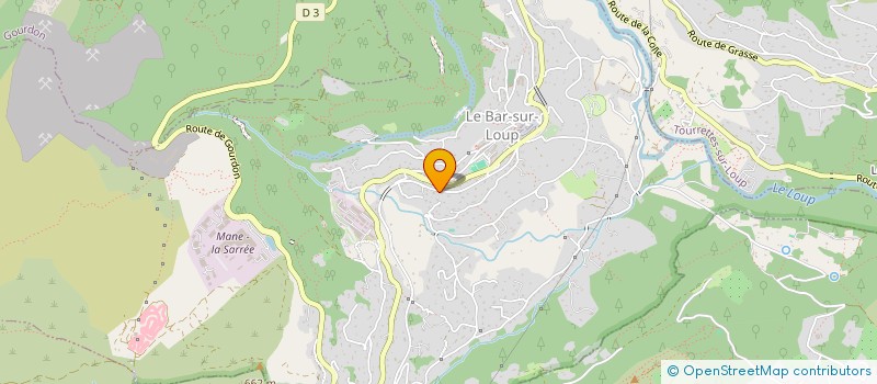 localisation de l'entreprise MONSIEUR PATRICK RISSO à LE BAR-SUR-LOUP