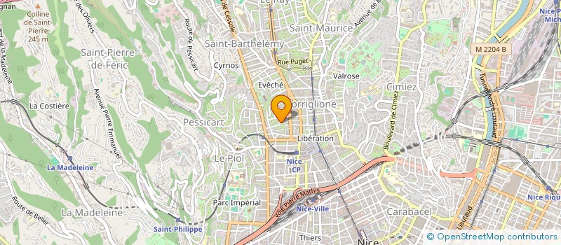 localisation de l'entreprise MONSIEUR PATRICK RIVES à NICE