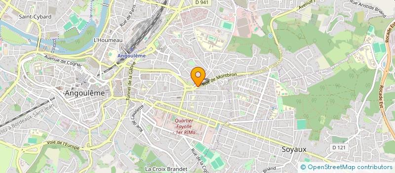 localisation de l'entreprise MONSIEUR PATRICK RIVIERE à ANGOULEME