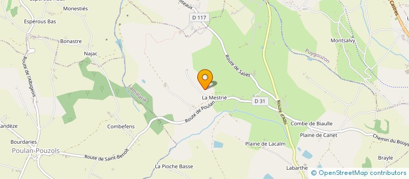 localisation de l'entreprise MONSIEUR PATRICK RIVIERE  LAMILLARIE