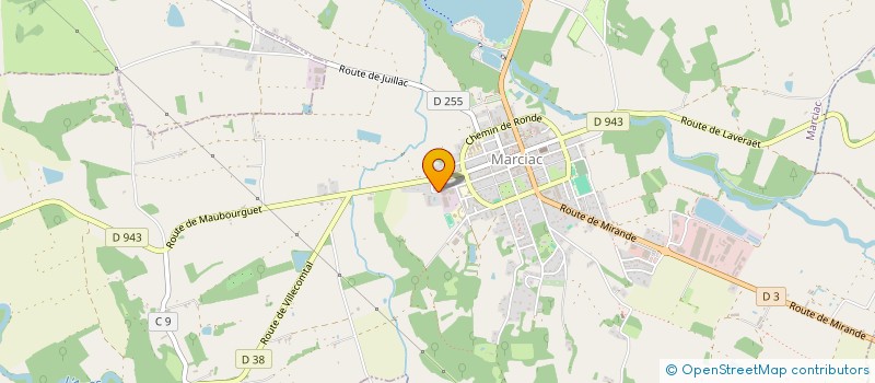 localisation de l'entreprise MONSIEUR PATRICK ROBERT  MARCIAC