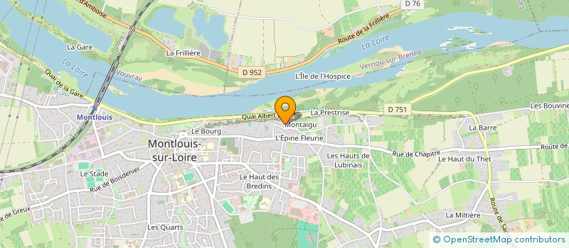 localisation de l'entreprise MONSIEUR PATRICK ROBERT à MONTLOUIS-SUR-LOIRE