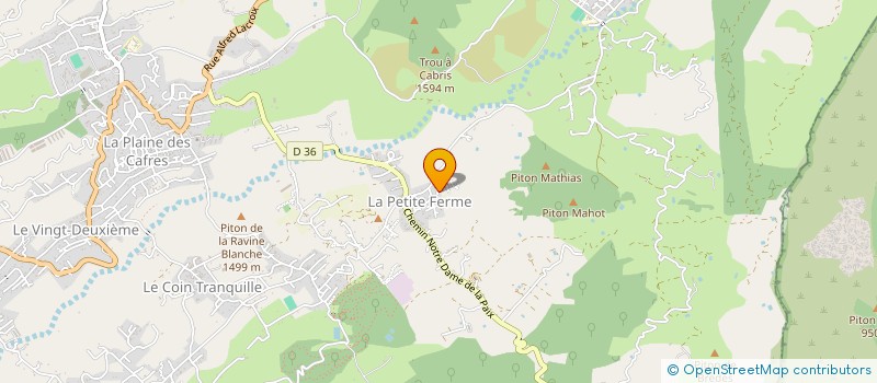 localisation de l'entreprise MONSIEUR PATRICK ROBERT  LE TAMPON