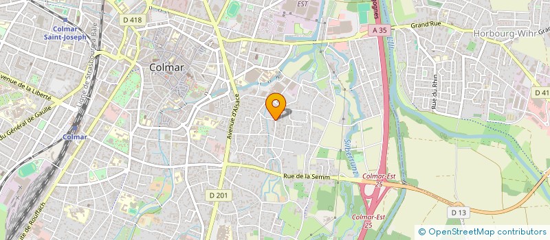 localisation de l'entreprise MONSIEUR PATRICK ROBERT  COLMAR