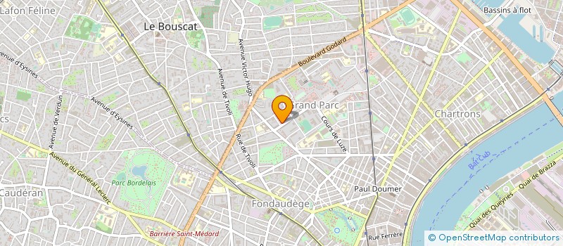 localisation de l'entreprise MONSIEUR PATRICK-ROBERT DONDON à BORDEAUX