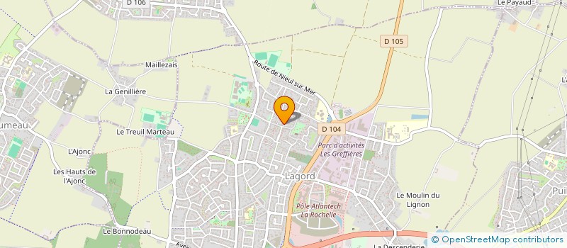 localisation de l'entreprise MONSIEUR PATRICK ROBIC  LAGORD