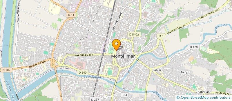 localisation de l'entreprise MONSIEUR PATRICK ROBIN à MONTELIMAR