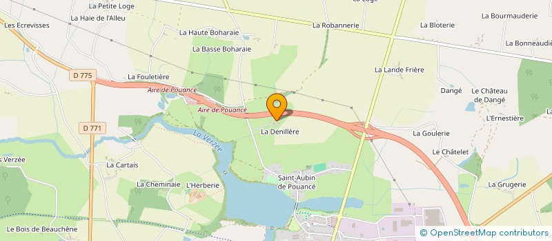 localisation de l'entreprise MONSIEUR PATRICK ROCARD  OMBREE D'ANJOU
