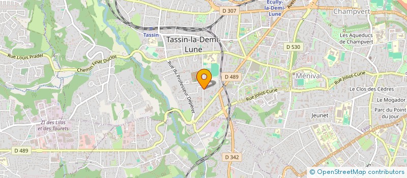 localisation de l'entreprise MONSIEUR PATRICK ROCHEDIEU  TASSIN-LA-DEMI-LUNE