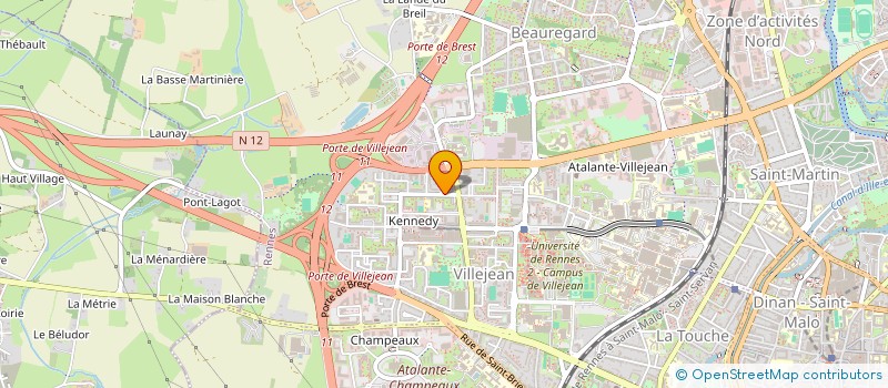 localisation de l'entreprise MONSIEUR PATRICK ROCHEFORT  RENNES