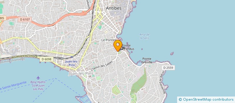 localisation de l'entreprise MONSIEUR PATRICK ROCHER  ANTIBES