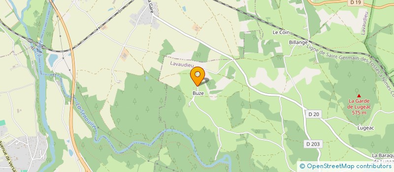 localisation de l'entreprise MONSIEUR PATRICK ROCHETTE  LAVAUDIEU