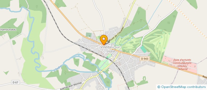 localisation de l'entreprise MONSIEUR PATRICK RODET à VILLEDIEU-SUR-INDRE
