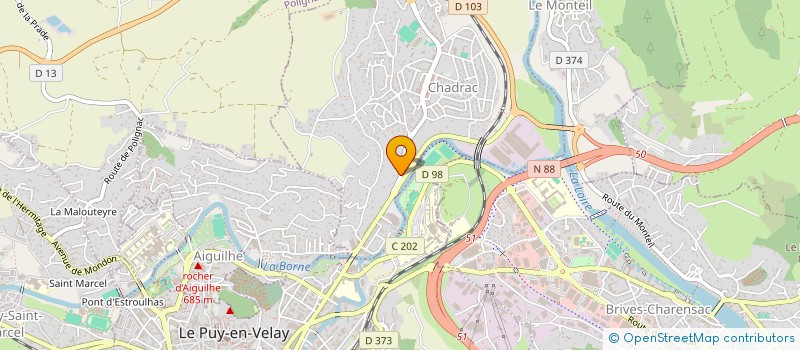 localisation de l'entreprise MONSIEUR PATRICK RODRIGUES  CHADRAC