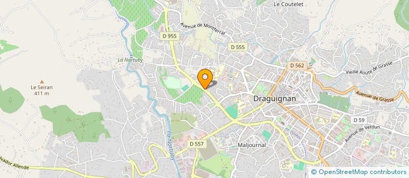 localisation de l'entreprise MONSIEUR PATRICK RODRIGUES PEDREIRA  DRAGUIGNAN