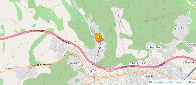 localisation de l'entreprise MONSIEUR PATRICK RODRIGUEZ  LE LUC