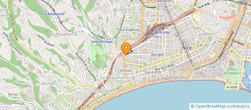 localisation de l'entreprise MONSIEUR PATRICK RODRIGUEZ à NICE