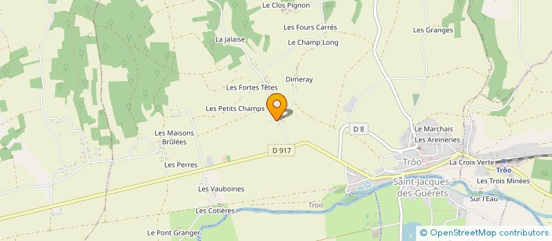 localisation de l'entreprise MONSIEUR PATRICK ROGER  TROO