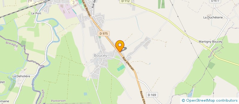 localisation de l'entreprise MONSIEUR PATRICK ROHAN  PONTORSON