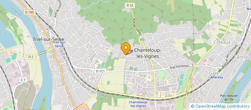 localisation de l'entreprise MONSIEUR PATRICK ROHART  CHANTELOUP-LES-VIGNES