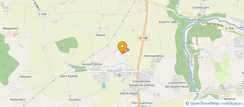 localisation de l'entreprise MONSIEUR PATRICK ROHOU à KERGLOFF
