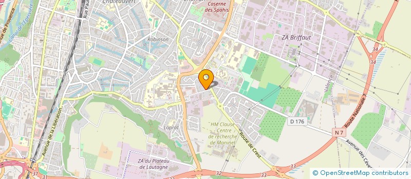 localisation de l'entreprise MONSIEUR PATRICK ROI  VALENCE