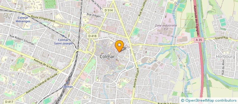localisation de l'entreprise MONSIEUR PATRICK ROLAND ALEXA ZILLIOX  COLMAR