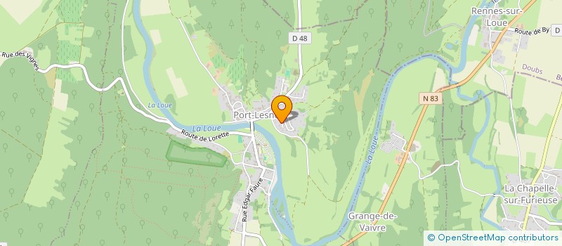 localisation de l'entreprise MONSIEUR PATRICK ROLET  PORT-LESNEY