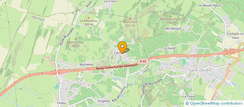 localisation de l'entreprise MONSIEUR PATRICK ROLLIN  MOROGES