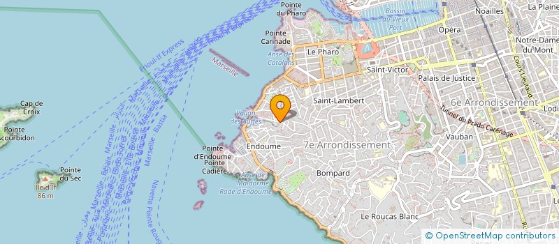 localisation de l'entreprise MONSIEUR PATRICK ROMEO à MARSEILLE