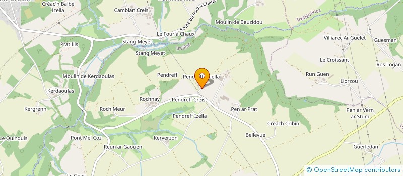 localisation de l'entreprise MONSIEUR PATRICK ROMEUR  IRVILLAC