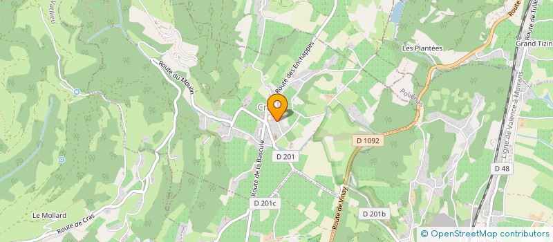 localisation de l'entreprise MONSIEUR PATRICK RONDARD  CRAS