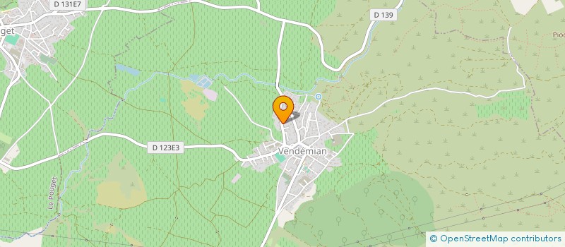 localisation de l'entreprise MONSIEUR PATRICK ROQUES  VENDEMIAN