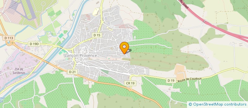 localisation de l'entreprise MONSIEUR PATRICK ROSIQUE  LANCON-PROVENCE